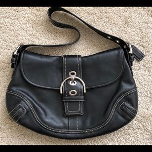 Authentic Coach Black Leather Purse